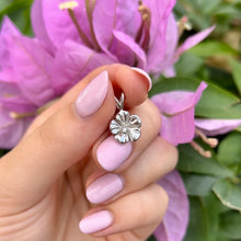Load image into Gallery viewer, White gold Hawaiian Hibiscus Pendant
