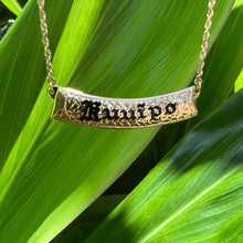 Load image into Gallery viewer, Hawaiian &quot;Kuuipo&quot; Horizontal Necklace in 14K Yellow Gold
