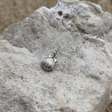 Load image into Gallery viewer, White gold sea shell Hawaiian charm 
