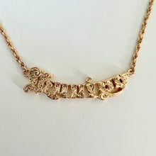 Load image into Gallery viewer, Old English "Kuuipo" Necklace in 14K Yellow Gold