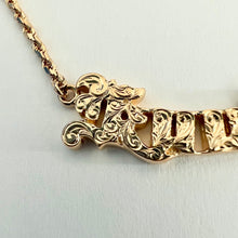 Load image into Gallery viewer, Old English "Kuuipo" Necklace in 14K Yellow Gold