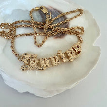 Load image into Gallery viewer, Old English "Kuuipo" Necklace in 14K Yellow Gold