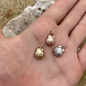 Gold Hawaiian Seashell charms 