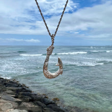 Load image into Gallery viewer, Hawaiian Makau Fish Hook Pendant with Engraving
