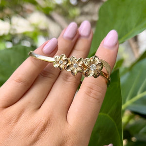 Hawaiian Bracelet with diamonds