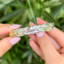 Load image into Gallery viewer, Deep cut Maile engraving on Hawaiian Bracelet
