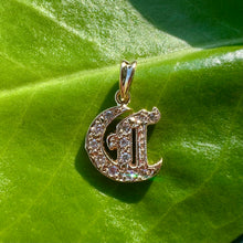 Load image into Gallery viewer, Diamond Initial C Pendant 
