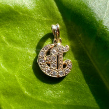 Load image into Gallery viewer, Diamond Initial G Pendant
