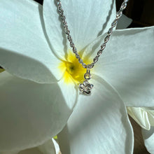 Load image into Gallery viewer, Baby Plumeria Charm in 14K White gold 
