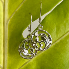 Load image into Gallery viewer, Whit Gold Dangle Earrings