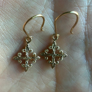 Hawaiian cross earrings