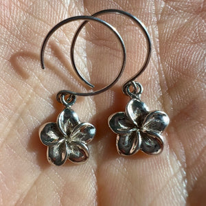 Dangle Hawaiian Flower Earrings