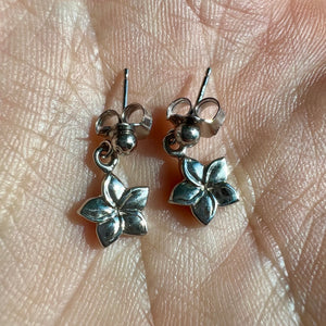 Hawaiian Plumeria Earrings