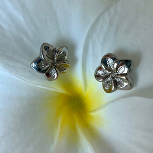 Hawaiian Plumeria Earrings 