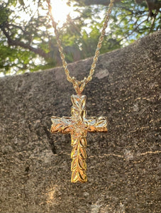 Hawaiian Cross Pendant for men