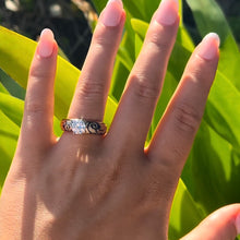 Load image into Gallery viewer, Ali'i 6mm Solitaire Ring with Cubic Zirconia in 14K Yellow Gold in size 8