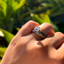 Load image into Gallery viewer, Ali'i 6mm Solitaire Ring with Cubic Zirconia in 14K Yellow Gold in size 8