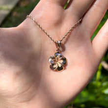 Load image into Gallery viewer, Hawaiian Jewelry large Plumeria pendant 
