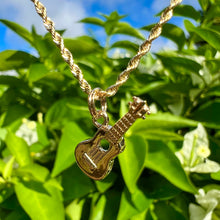 Load image into Gallery viewer, Hawaiian Ukulele Charm in gold
