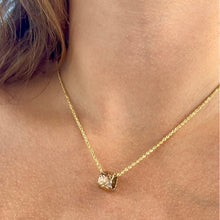 Load image into Gallery viewer, Tri-Color Scalloped Haku Lei Bead Pendant in 14K Gold