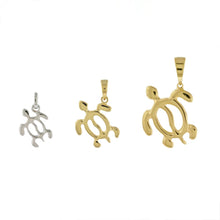 Load image into Gallery viewer, Hawaiian Petroglyph Turtle Pendants