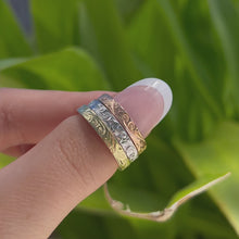 Load and play video in Gallery viewer, Hawaiian engraved Rings