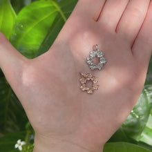 Load and play video in Gallery viewer, Hawaiian flower pendants with plumerias 
