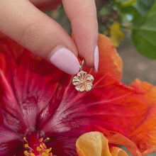 Load and play video in Gallery viewer, Hawaiian Flower Pendant with Hibiscus