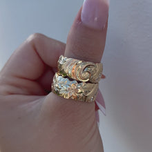 Load and play video in Gallery viewer, Hawaiian Nihoniho Diamond Rings in 14K Yellow Gold