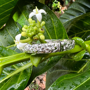Hawaiian Heirloom Bracelet with hinge and clasp 