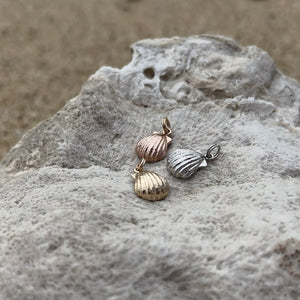 Hawaiian Sea shell charms in gold