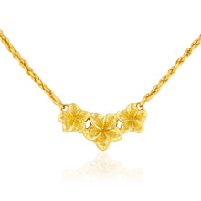Load image into Gallery viewer, Three Plumeria Necklace - Philip Rickard