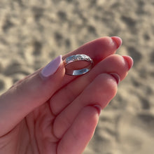 Load and play video in Gallery viewer, Hawaiian Barrel Ring with Engraving