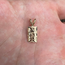 Load image into Gallery viewer, Plumeria w/ Leaves Hawaiian Pendant in 14K Yellow Gold
