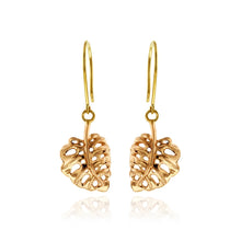 Load image into Gallery viewer, Medium Monstera Earrings
