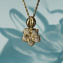 Load image into Gallery viewer, Hawaiian Diamond Flower Pendant 

