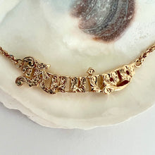 Load image into Gallery viewer, Old English &quot;Kuuipo&quot; Necklace in 14K Yellow Gold
