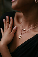 Load image into Gallery viewer, woman wearing gold Hawaiian Jewelry
