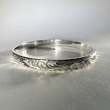 Load image into Gallery viewer, Hawaiian Engraved Sterling silver Bracelet
