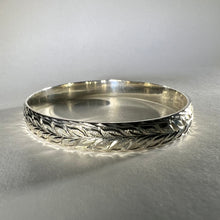 Load image into Gallery viewer, Sterling Silver Engraved Hawaiian Bracelet 
