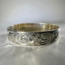 Load image into Gallery viewer, Hawaiian Bracelet in Sterling Silver with Engraving 
