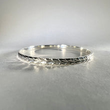 Load image into Gallery viewer, Engraved Hawaiian Sterling Silver Bracelet 
