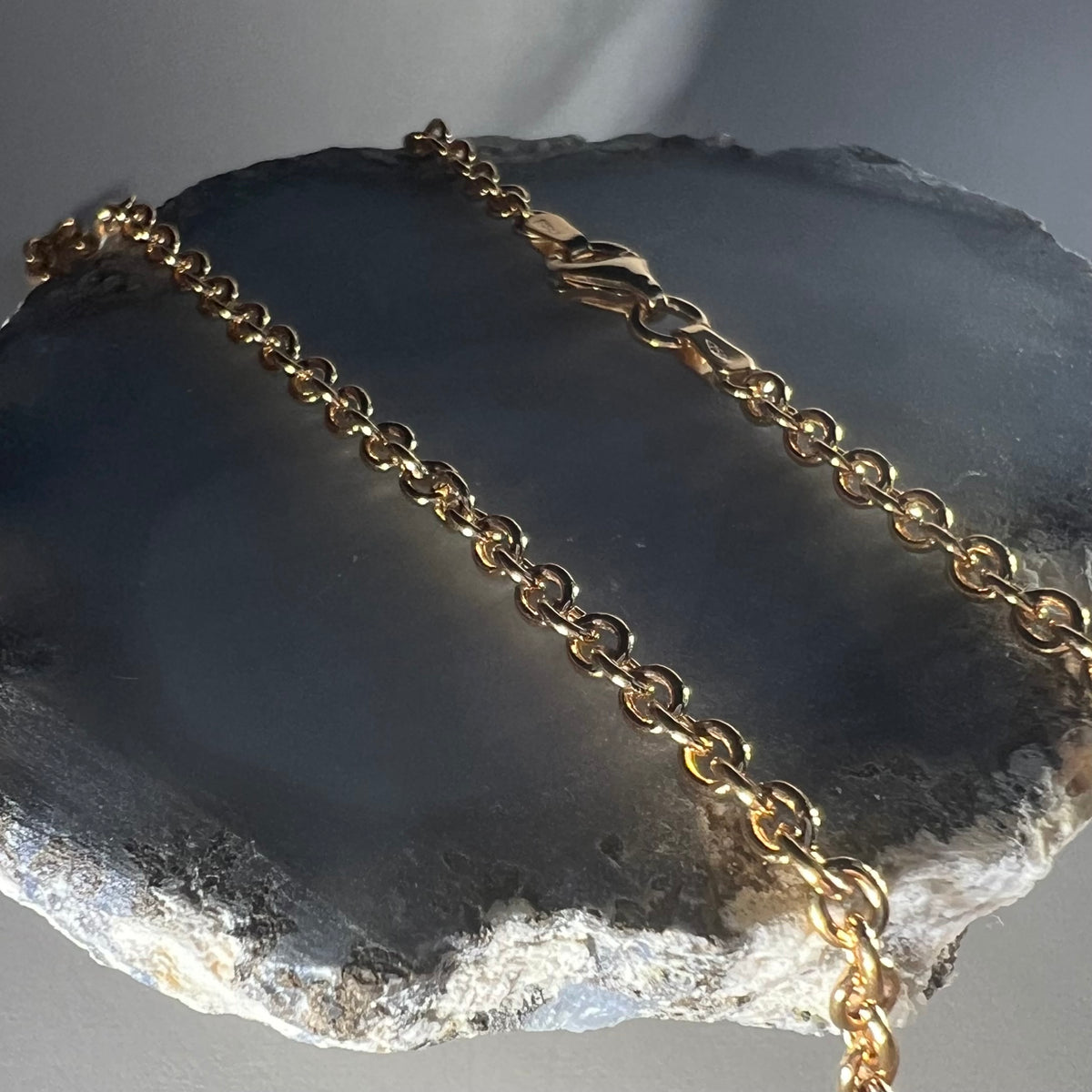 18'' Rolo Chain in 18K Pink Gold