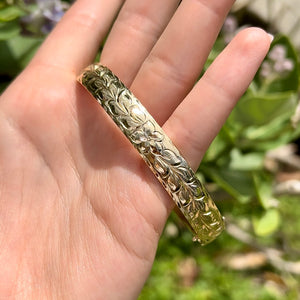 Hawaiian Herloom Bracelet in gold