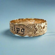 Load image into Gallery viewer, Pukalani 18mm Filigree &quot;Kuuipo&quot; Hawaiian Bangle Bracelet in 14K Yellow Gold
