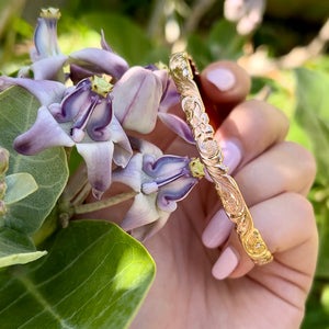 Gold Hawaiian Bangle