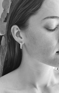 Hawaiian Round Hoop 3mm Earring w/ Post in 14K Yellow, White or Pink Gold