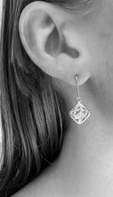 Load image into Gallery viewer, Hawaiian Quilt Earrings in 14K Yellow or White Gold
