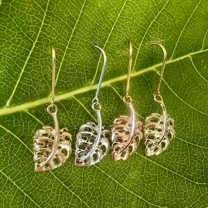 Monstera Earrings