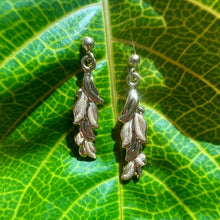 Load image into Gallery viewer, Hawaiian Maile Dangling Earrings in Gold
